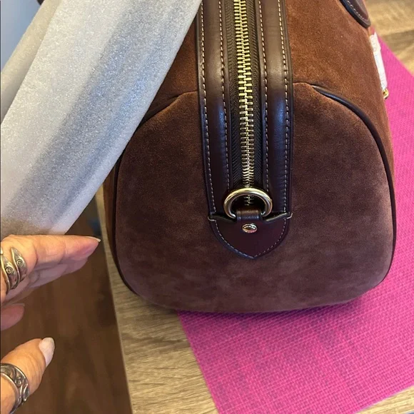 Coach Large suede Rowan , New with tags ONLY Reasonable offers😊 - Picture 5 of 7